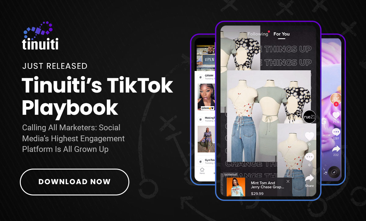 Just Released | Tinuiti's TikTok Playbook | Download Now